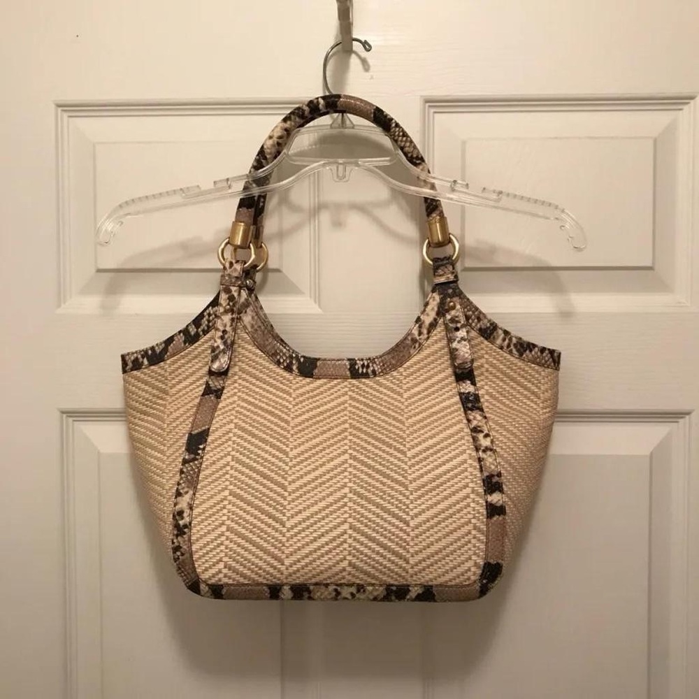 Brahmin wicker tote - Picture 2 of 5